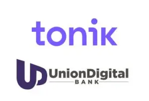 tonik digital bank and union digital bank logos as new partners of bancnet's instapay for faster digital transactions